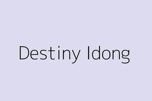 Destiny Idong